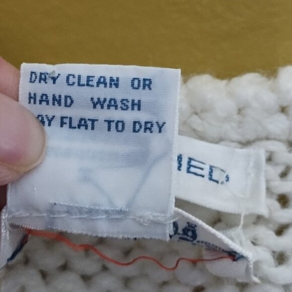 VTG 80s Currants by Jeri-Jo Hand Loomed Pastel Argyle Sweater Vest S Preppy - Picture 3 of 5